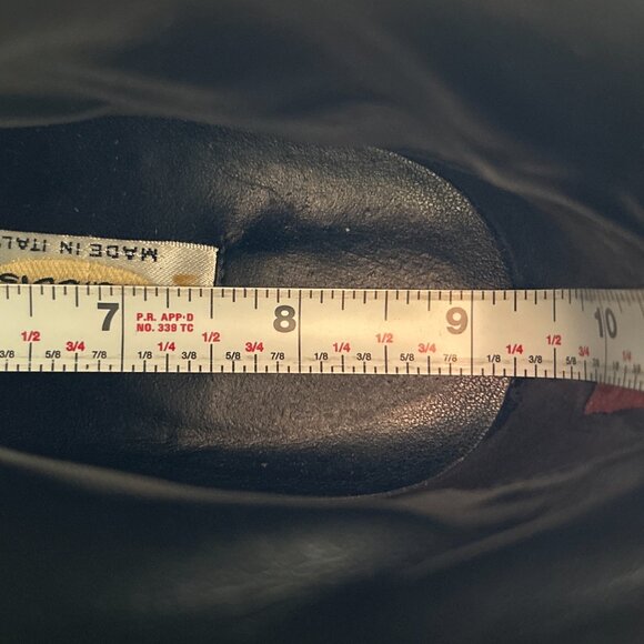 Talbots Boots Womens Size 6 Burgundy Leather Ankle Block Heel Zip Dress Workwear - Picture 8 of 13